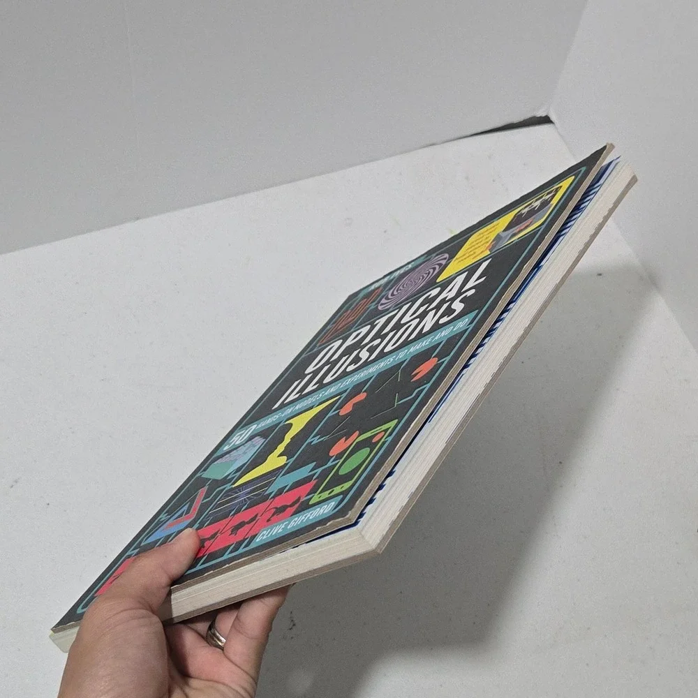 Optical Illusions Clive Gifford Rob Ives 50 Hands-On Models Activity Book STEM
